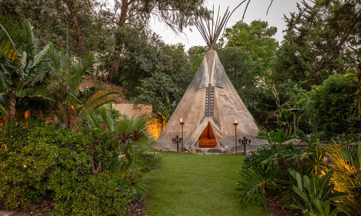 Teepee at ceremony