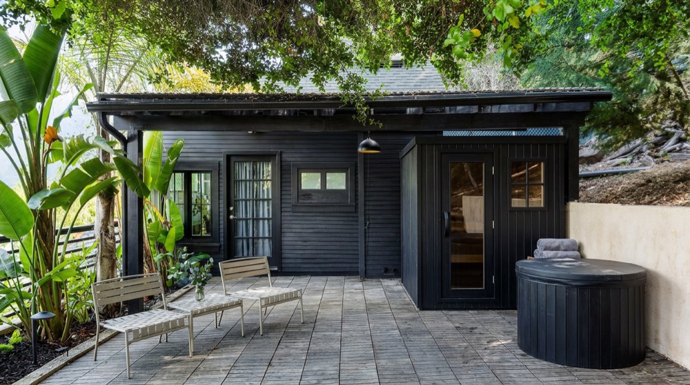 Sauna installation on the estate
